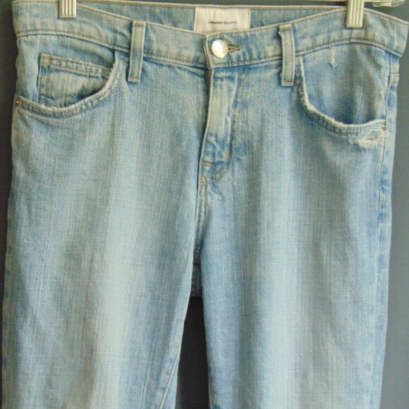 Current/Elliot Ripped Knees The Fling Nova Jeans Size 26 - Picture 4 of 8